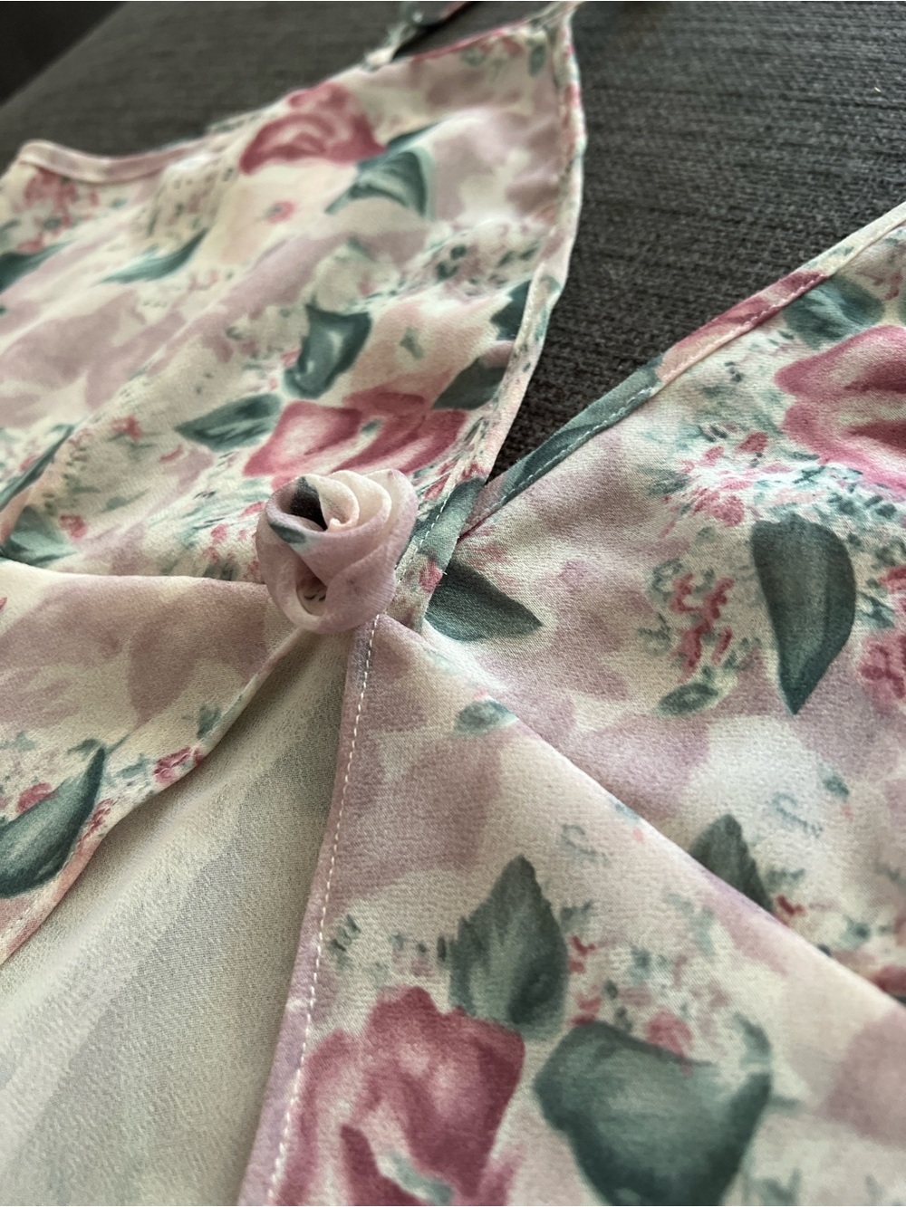Coquette Vintage Splendida per La Senza Floral Chemise Slip L - Picture 9 of 12